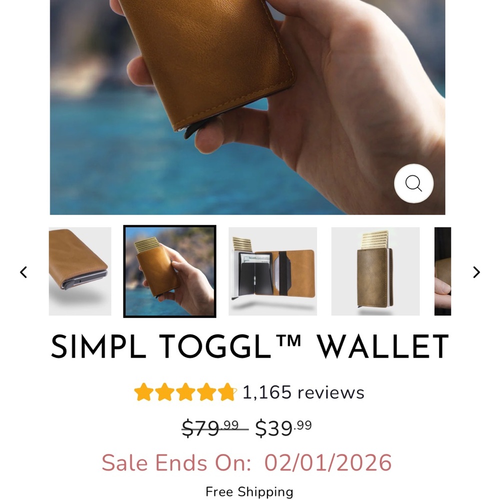 Wallet - Tan - Picture 2 of 5